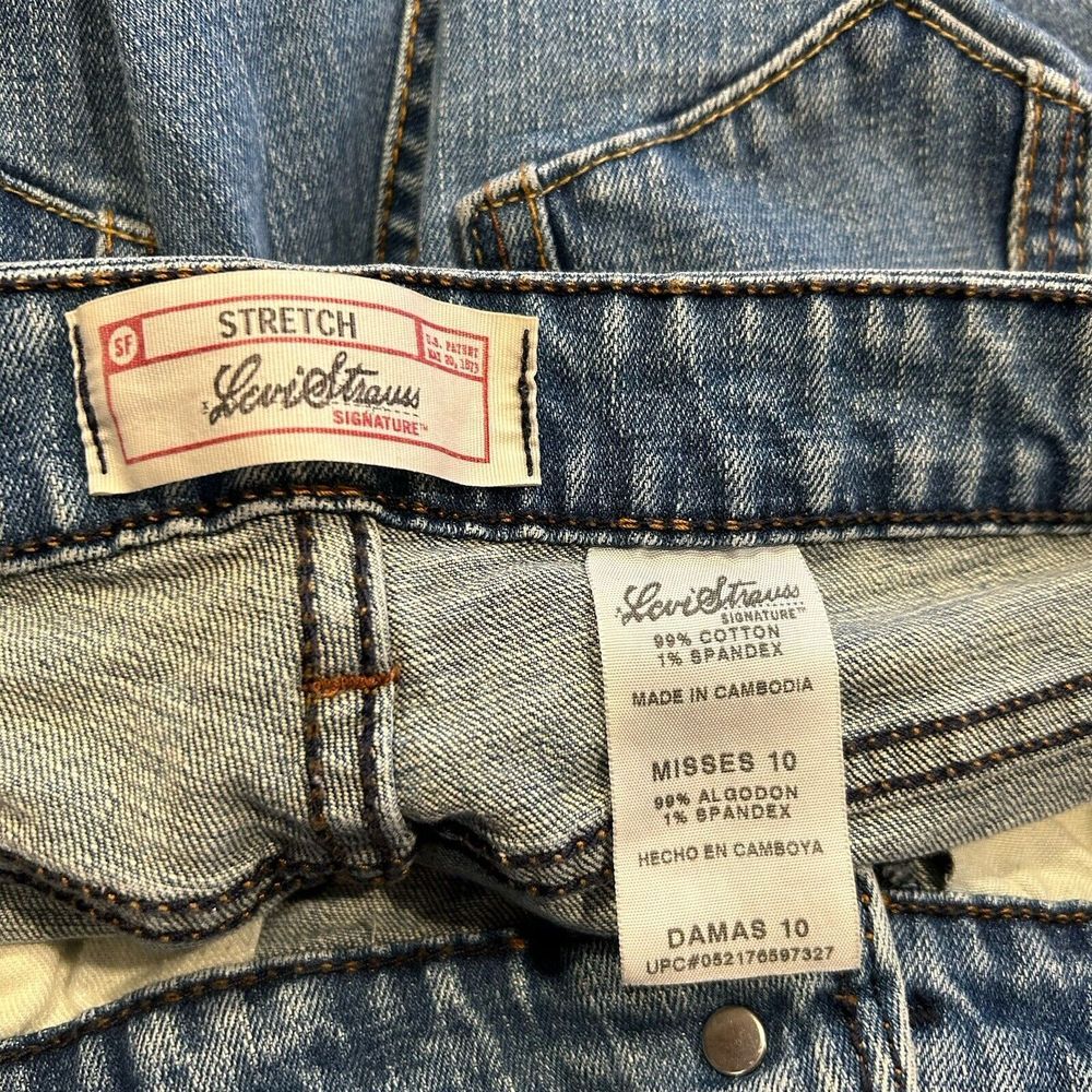 Levi Strauss Women's Y2K 5 Pocket‎ Jeans Misses Size 10 - Picture 4 of 5